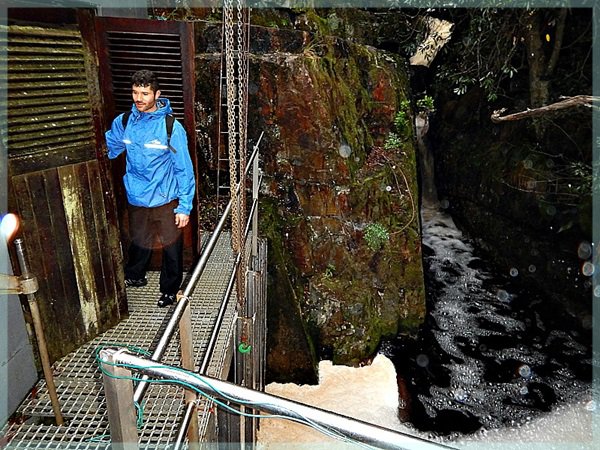 Entrance to tunnel, in Disa Gorge, Table Mountain
