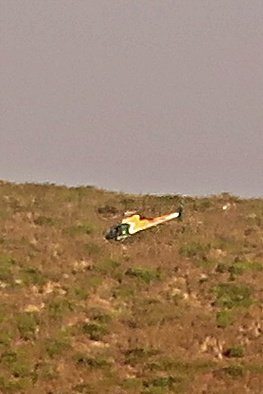 helicopter tracking criminal Signal Hill