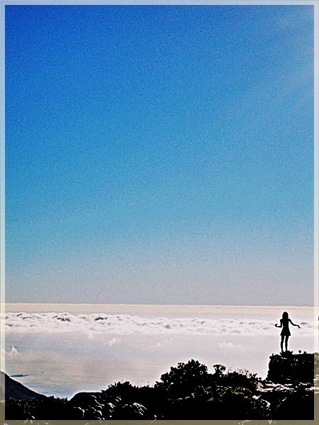 Girl on Table Mountain
