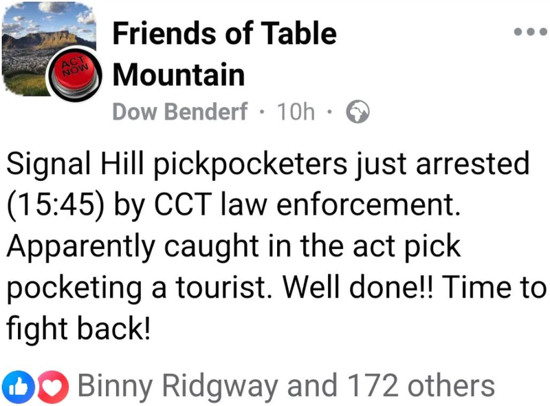 NABBING CRIMINALS ON TABLE MOUNTAIN 2023